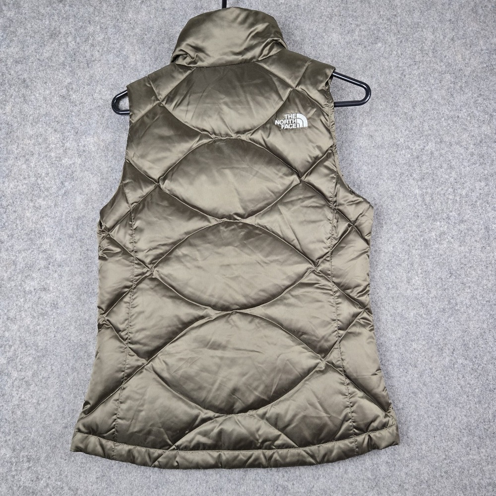 The‎ North Face Vest Womens XS Green 550 Down Fill Aconcagua Quilted Hiking - Picture 12 of 16
